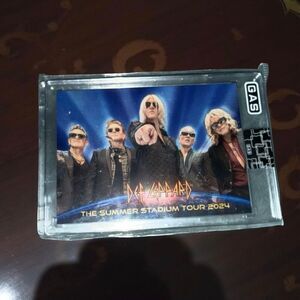 GAS Def Leppard 2024 Summer Stadium Tour Trading Card VIP Exclusive MINT Sealed